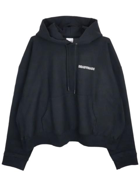 logo-embroidered hoodie