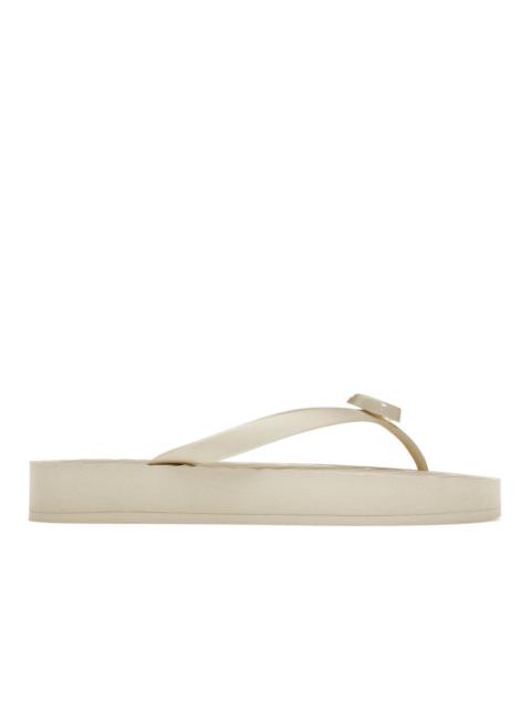Women's chevron thong sandal