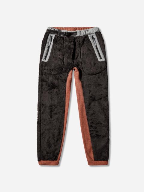 Slam Jam High Loft Polartec Fleece Pants Black