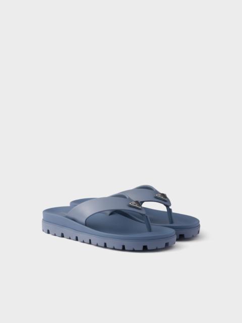 Rubber thong sandals