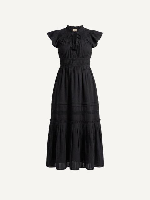 INDIRA ANKLE DRESS | BLACK