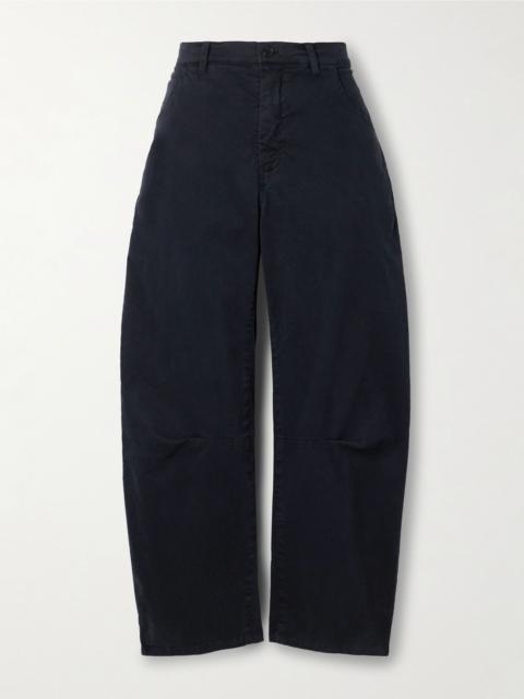 Emerson cotton-blend twill tapered pants Navy