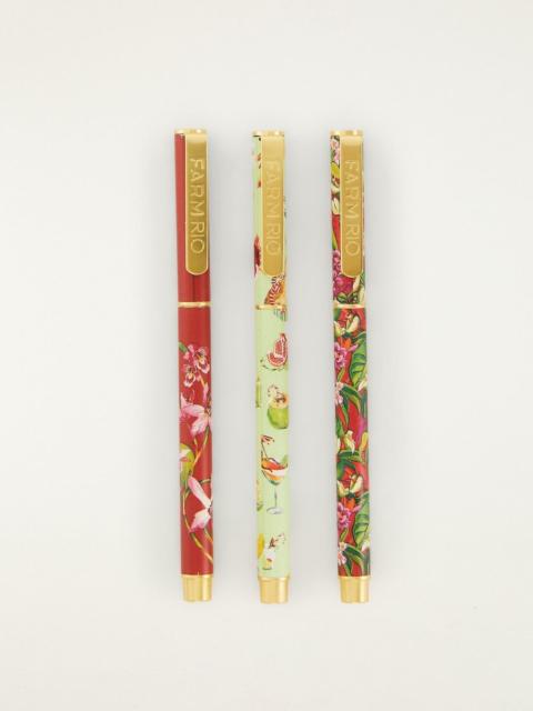 Multicolor Tropical Garden Pen Set