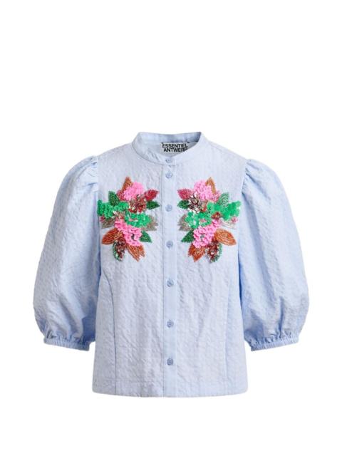 Jaiden floral-detail shirt