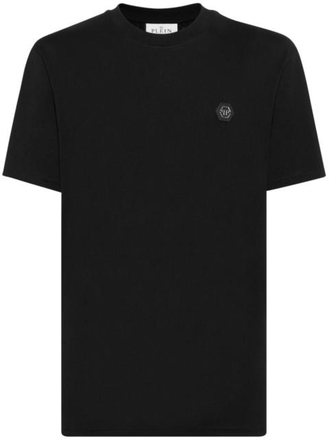 crystal-embellished cotton T-shirt