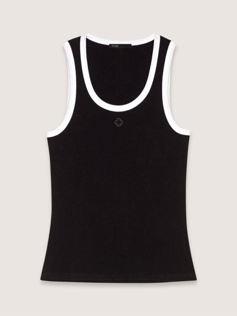 Ribbed vest tank top