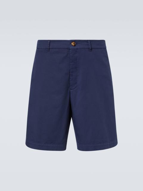 Cotton-blend shorts
