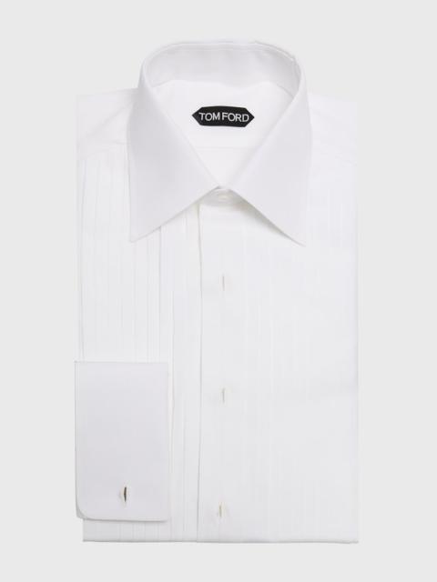 Men's Cotton Plisse Dress Shirt