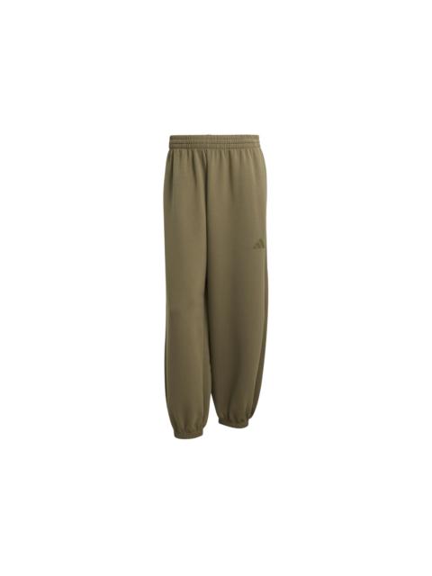 adidas Soft Luxe Tracksuit Pants Olive Strata