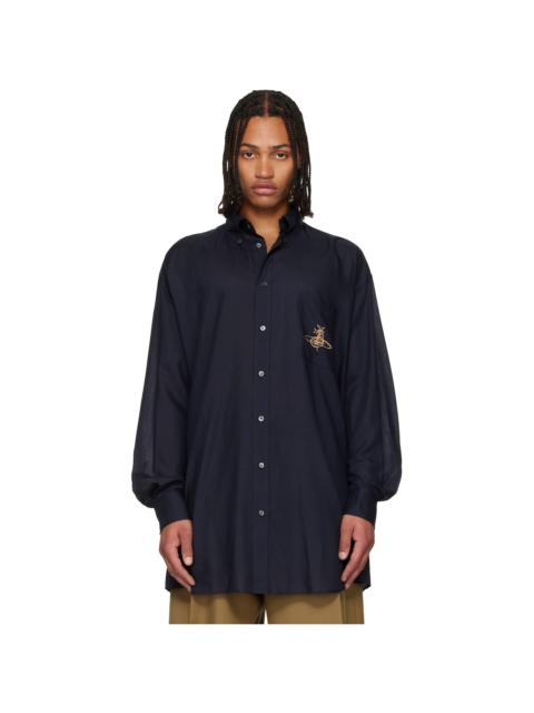 Navy Oversized Shirt