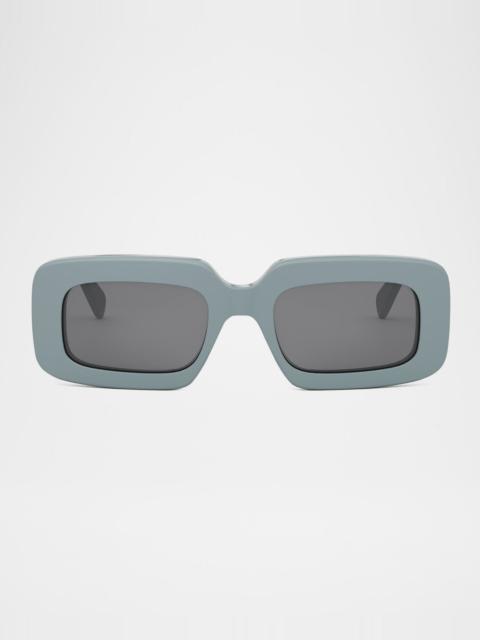 Men's Triomphe Acetate Rectangle Sunglasses