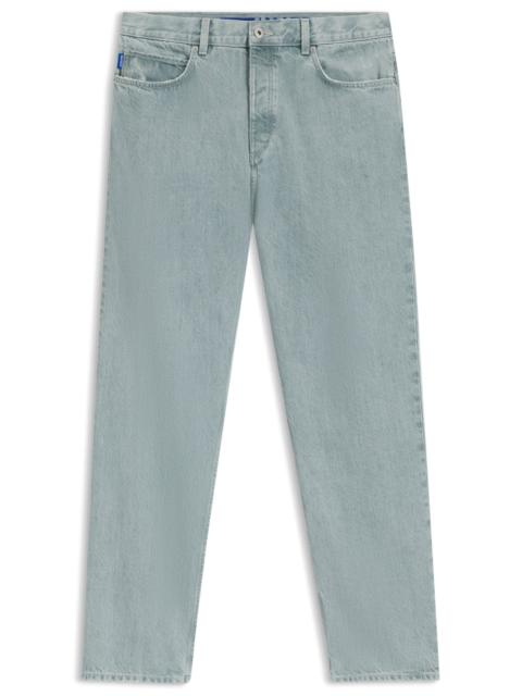 BAGGY-FIT JEANS IN BRIGHT-BLUE RIGID DENIM