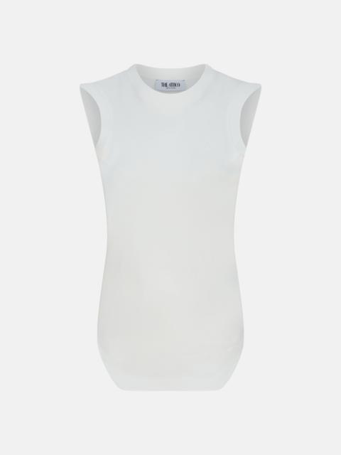 "REESE'' WHITE TANK TOP