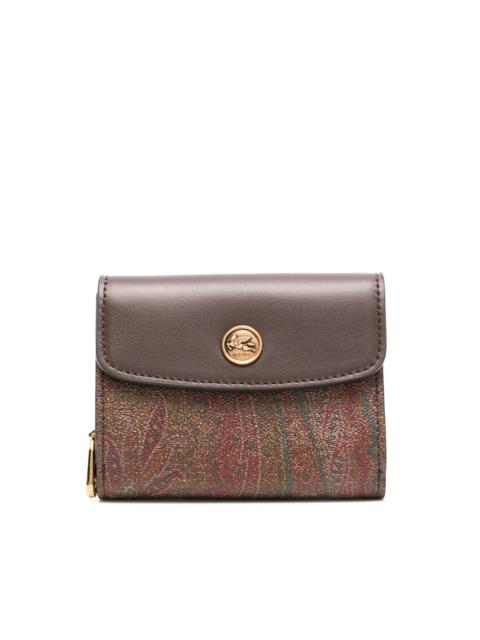 paisley-print wallet