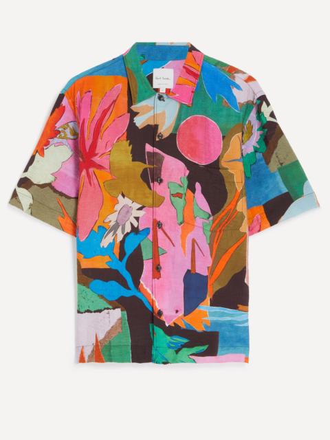 River Collage Short-Sleeve Shirt