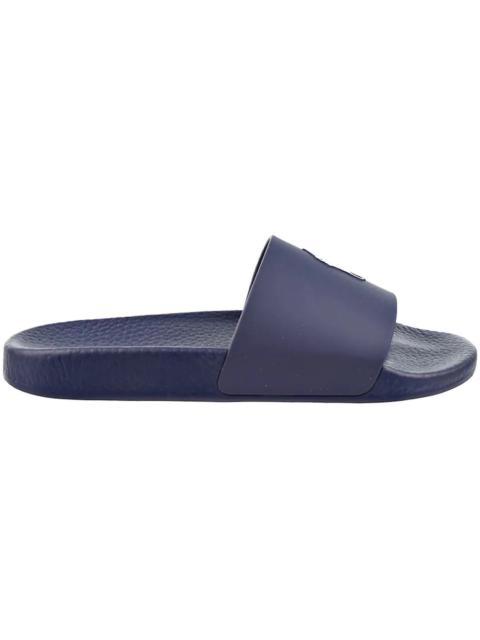Polo Ralph Lauren Signature Pony Slide Navy White