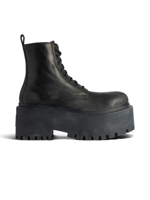 Women's Strike Platform Bootie in Black