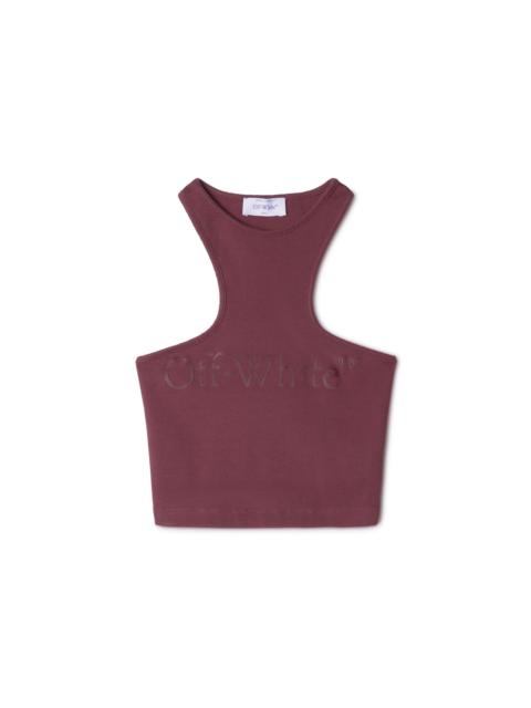 Thick Big Logo Rowing Top Burgundy Burg