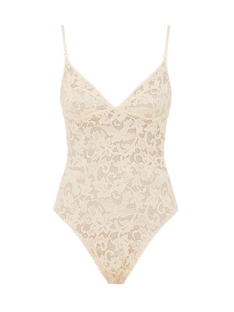 LACE SLEEVELESS BODYSUIT