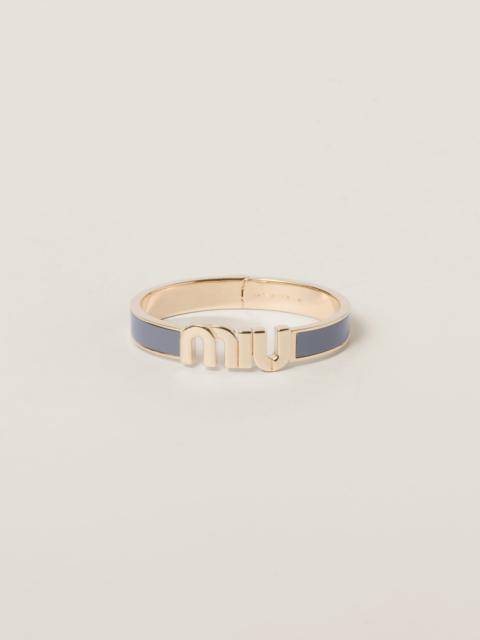 Miu Miu Enameled metal bracelet | REVERSIBLE 