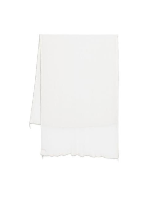 chain-trimmed scarf