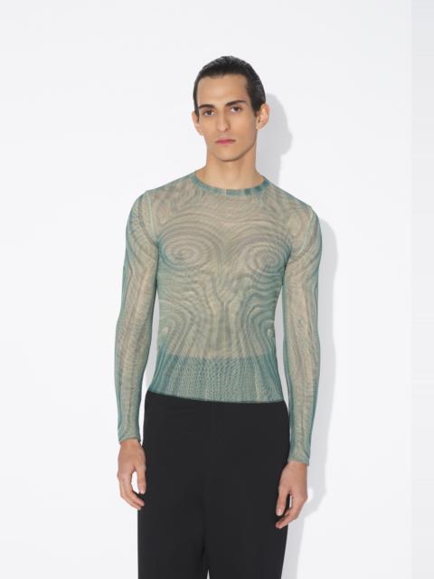 THE BLUE “SPIRALE” TOP