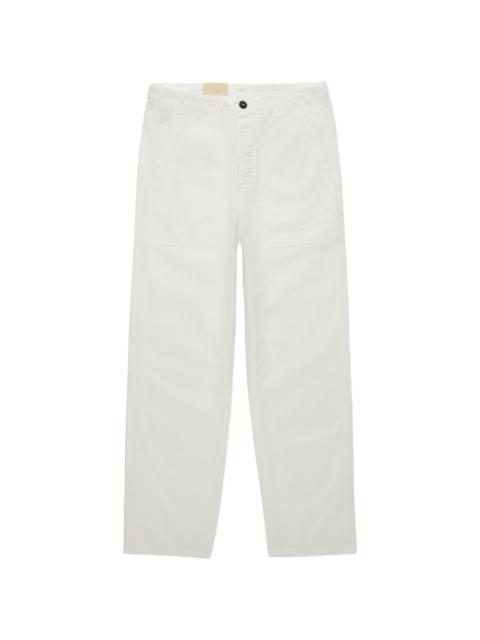 Newfatigue patch-pocket trousers