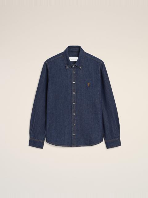 BLUE DENIM COTTON AMI DE COEUR SHIRT