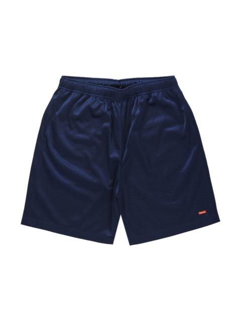 Supreme Small Box Baggy Mesh Short Navy