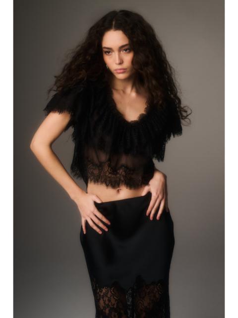 Vienne Lace Chiffon Top