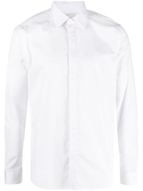 classic-collar cotton shirt