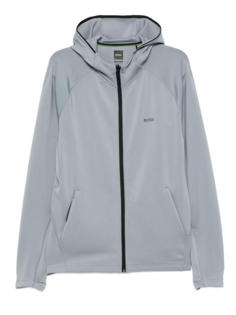 zip-front hoodie