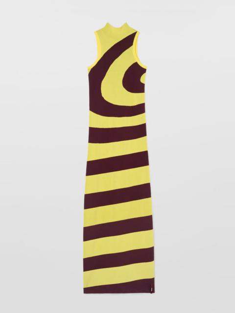 HIGHNECK TANK KNIT DRESS SPIRAL