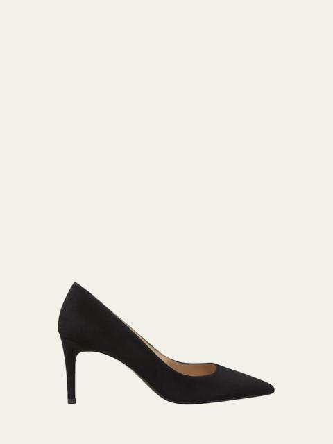 Stuart Suede Stiletto Pumps