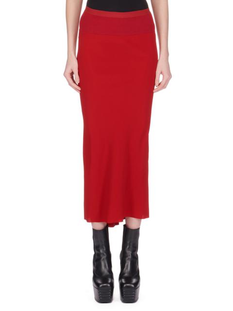 Calf Bias midi skirt