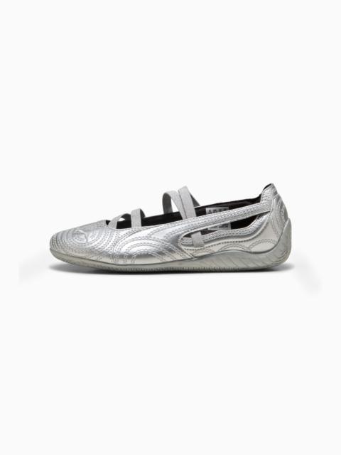 PUMA x WICKED Speedcat Ballet Silver Slippers Women's Shoes