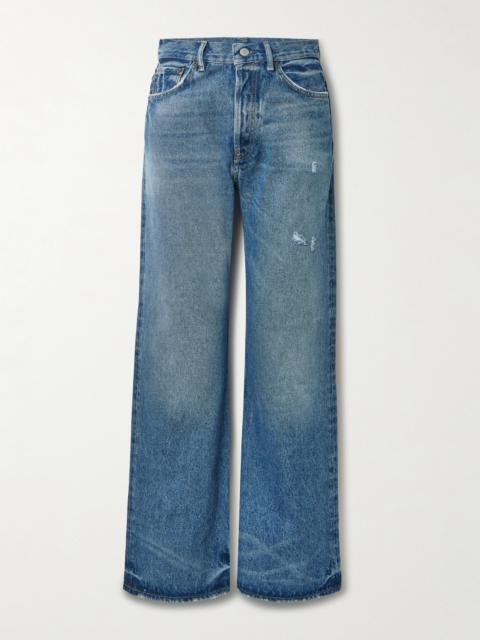 2021 High-rise Wide-leg Organic Jeans