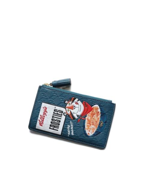 tassel-detail zip wallet