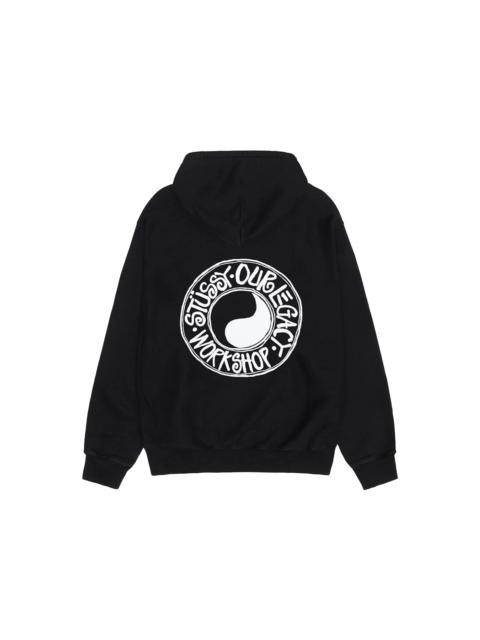 Stussy x Our Legacy Work Shop Buana Pigment Dyed Hoodie Black
