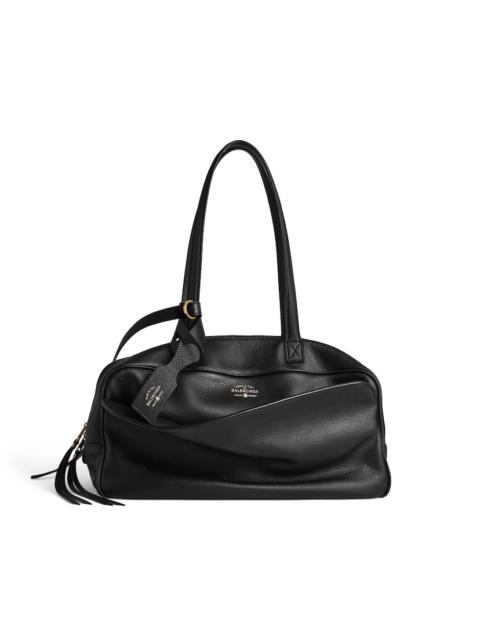 Women's Carrie Medium Bowling Bag in Black