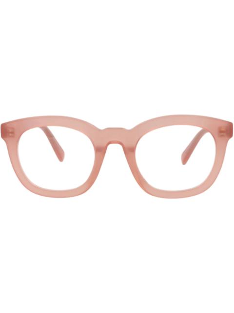 Celine Round-Frame Acetate Optical Frames Pink Pink Transparent (CL5004IN-48-074)