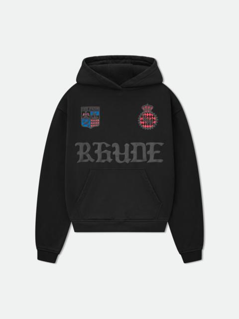 RHUDE COTE D'AZUR CREST OVERSIZED HOODIE