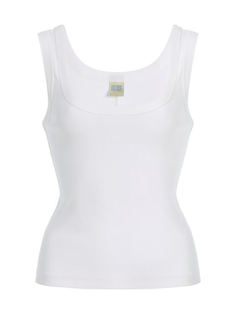 Hillie Cotton Tank Top white