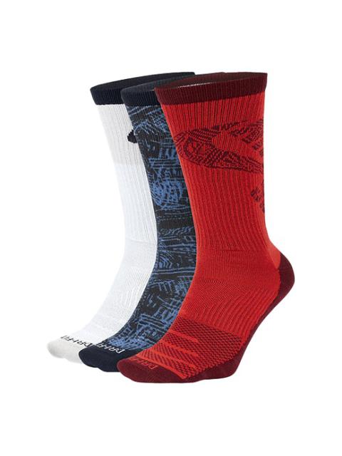 Nike Sports Breathable Running Contrasting Colors 1 3 Pairs Socks CK6570-902