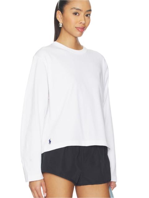 Jersey Crop Long Sleeve T-shirt