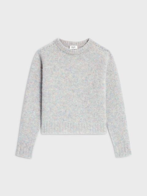 crewneck sweater IN SHETLAND WOOL