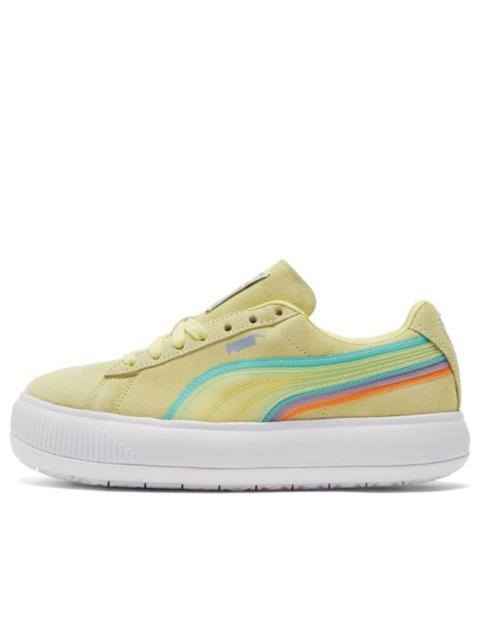 (WMNS) PUMA Suede Mayu 'Yellow White Purple' 382580-02