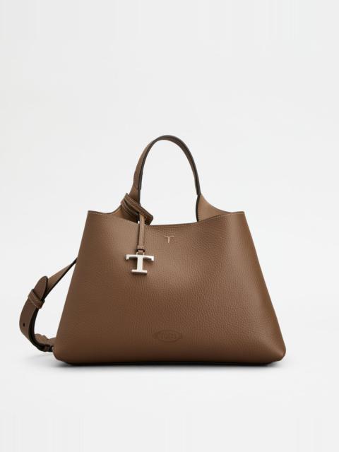 BAG IN LEATHER SMALL - BROWN