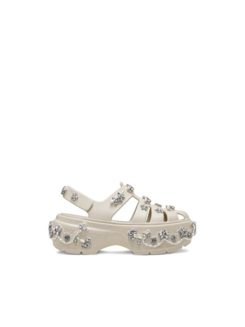 x Simone Rocha embellished platform sandals