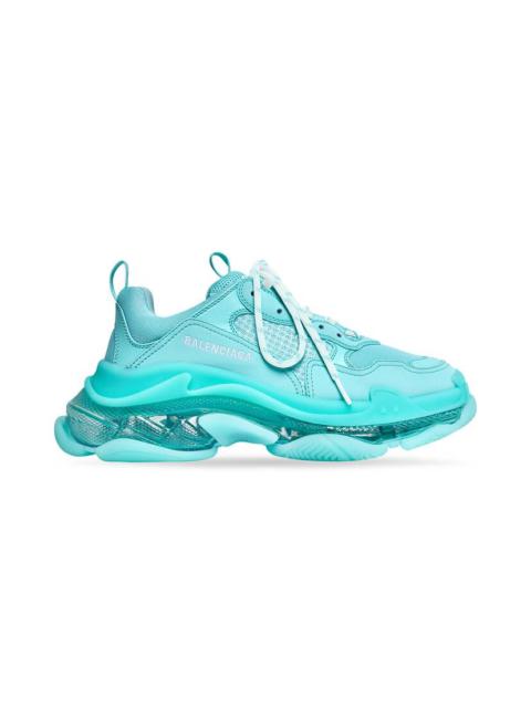 Women's Triple S Clear Sole Sneaker  in Turquoise